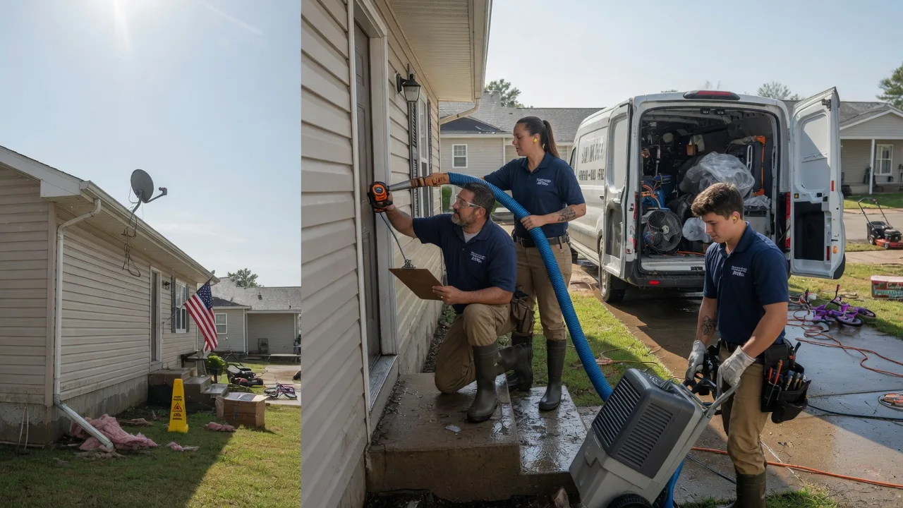 Ceiling Water Damage Restoration in Armington, IL near me